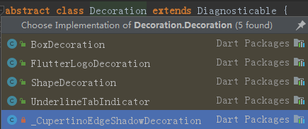 decoration 的扩展类