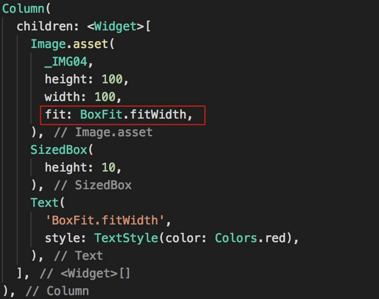 BoxFit.fillWidth 代码